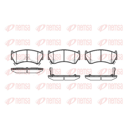 0592.12 - Brake Pad Set, disc brake 