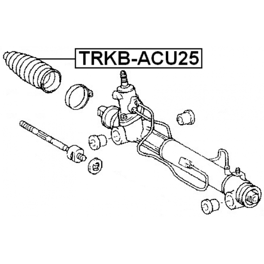 TRKB-ACU25 - Bellow, steering 