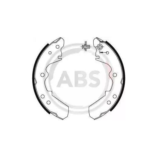 8662 - Brake Shoe Set 