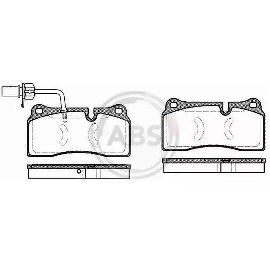 37742 - Brake Pad Set, disc brake 