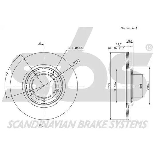 1815205107 - Brake Disc 