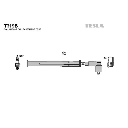 T319B - Ignition Cable Kit 