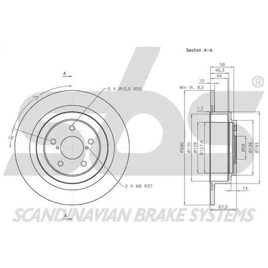 1815204415 - Brake Disc 