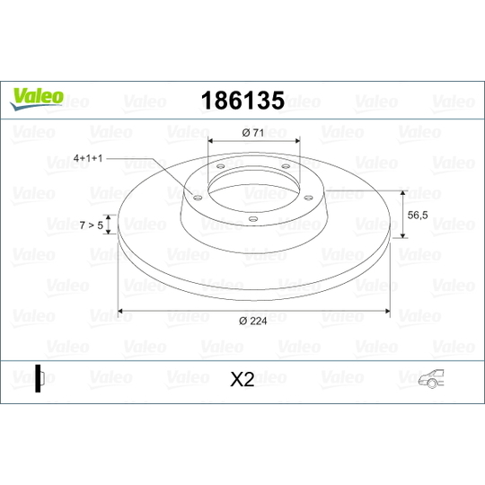 186135 - Brake Disc 