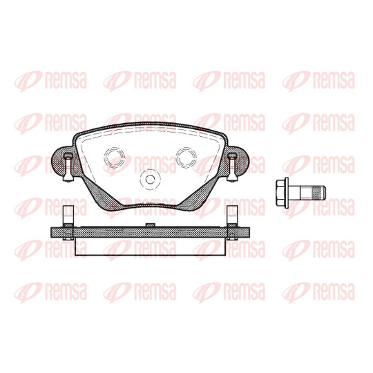 0777.00 - Brake Pad Set, disc brake 