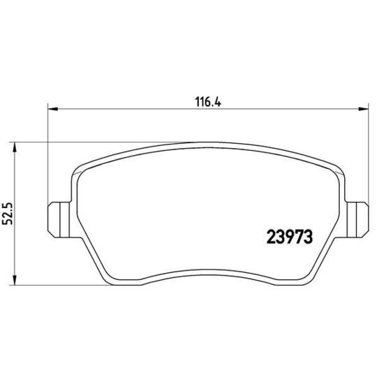 P 68 033 - Brake Pad Set, disc brake 