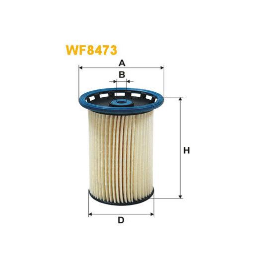 WF8473 - Polttoainesuodatin 