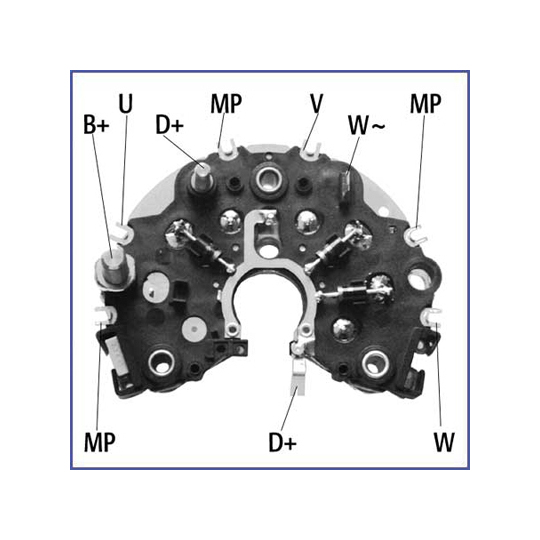 139450 - Rectifier, alternator 