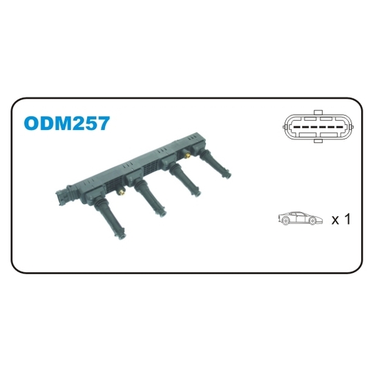 ODM257 - Ignition coil 