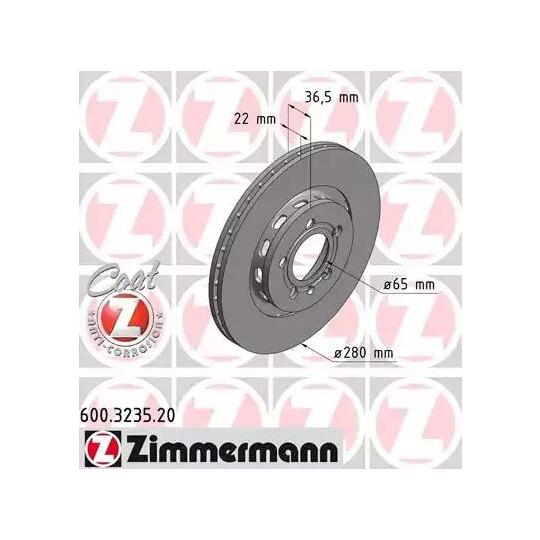 600.3235.20 - Brake Disc 