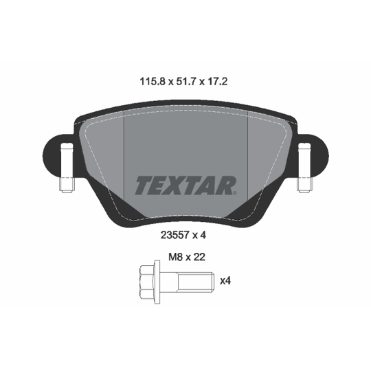 2355701 - Brake Pad Set, disc brake 