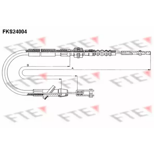 FKS24004 - Vajer, koppling 