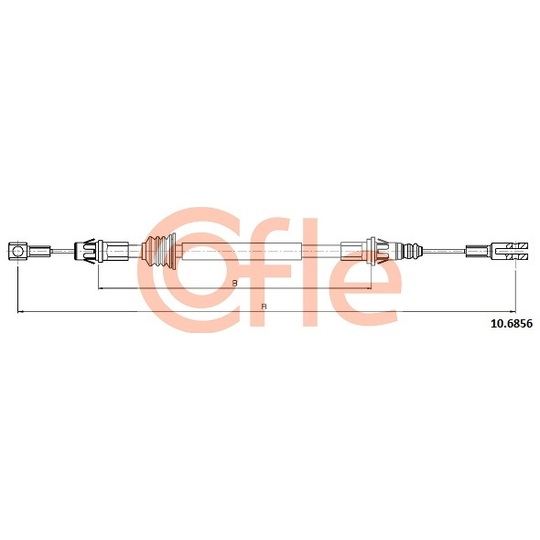 10.6856 - Cable, parking brake 