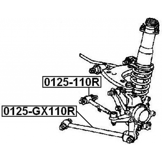 0125-110R - Track Control Arm 