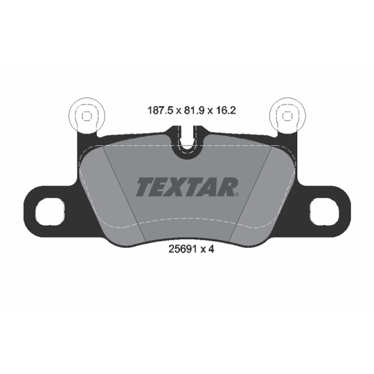 2569101 - Brake Pad Set, disc brake 