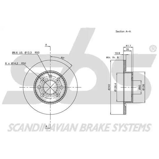 1815203641 - Brake Disc 