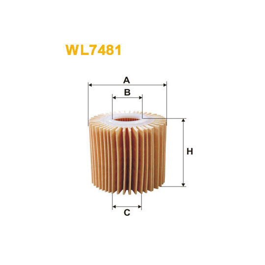 WL7481 - Oil filter 