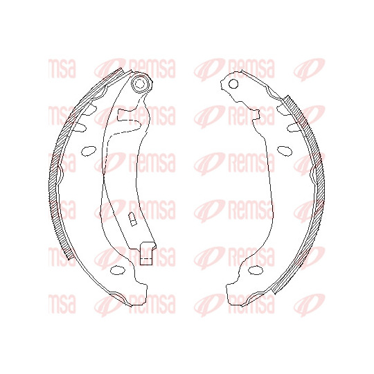 4506.01 - Brake Shoe Set 