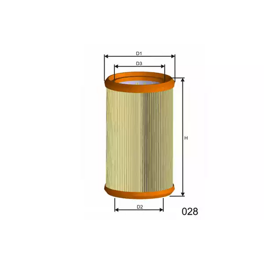 R195 - Air filter 