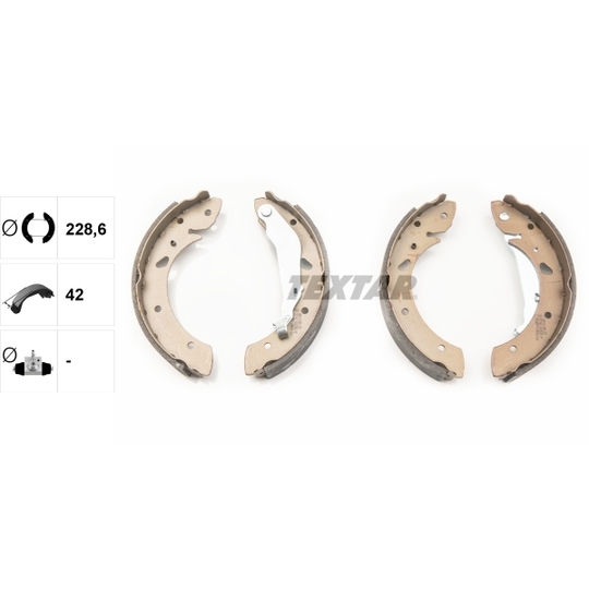 91055200 - Brake Shoe Set 