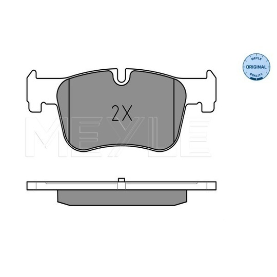 025 255 0618 - Brake Pad Set, disc brake 