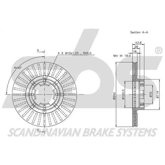 1815204402 - Brake Disc 