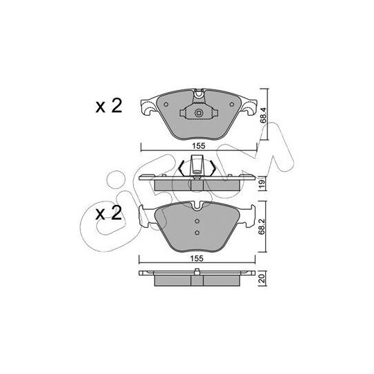 822-918-0 - Brake Pad Set, disc brake 