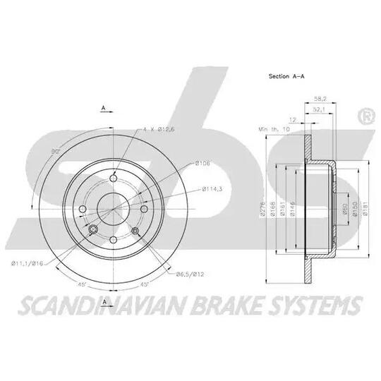 1815205017 - Brake Disc 