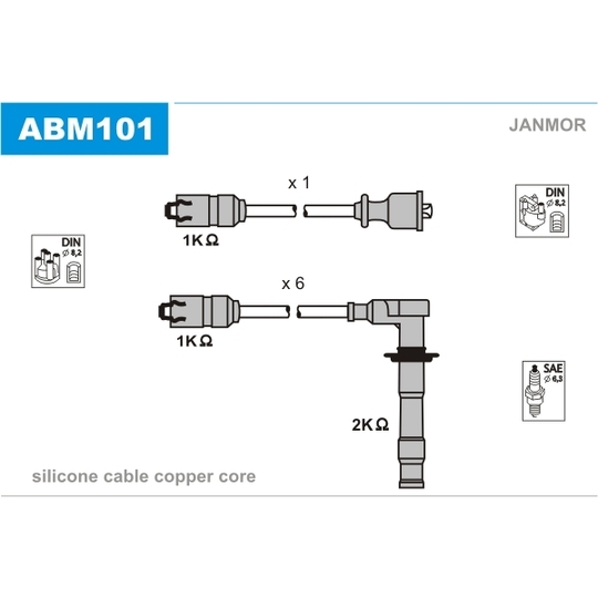 ABM101 - Ignition Cable Kit 