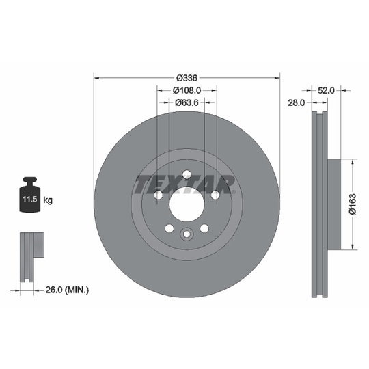 92168203 - Brake Disc 