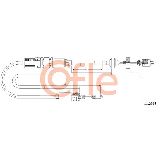 11.2916 - Clutch Cable 