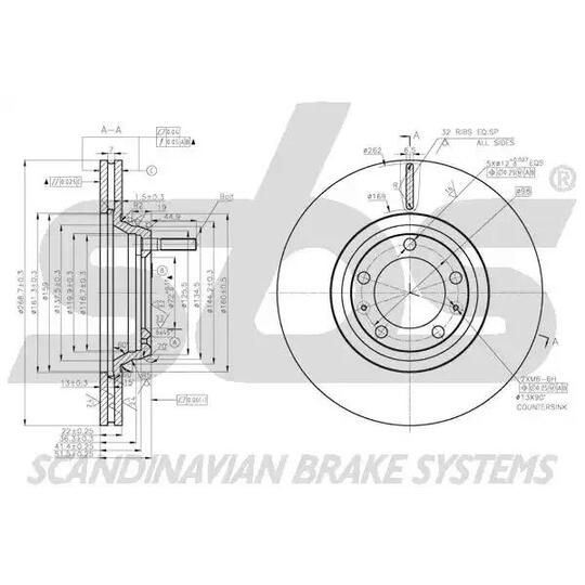 1815201012 - Brake Disc 