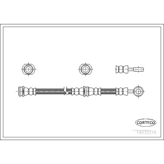 19032216 - Brake Hose 