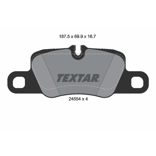 2455404 - Brake Pad Set, disc brake 