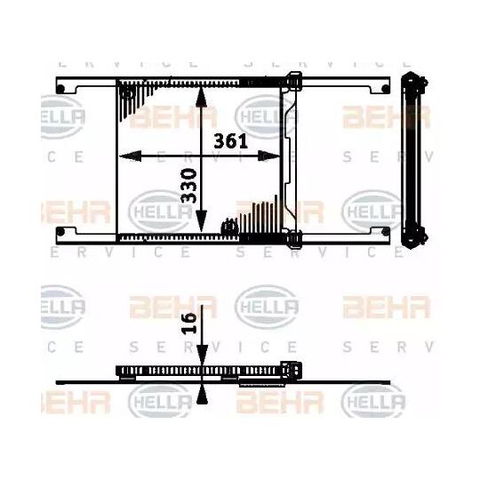 8MO 376 726-421 - Õliradiaator, mootoriõli 