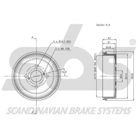 1825254509 - Brake Drum 