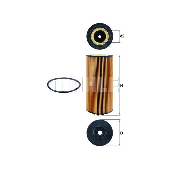 OX 987D - Oil filter 