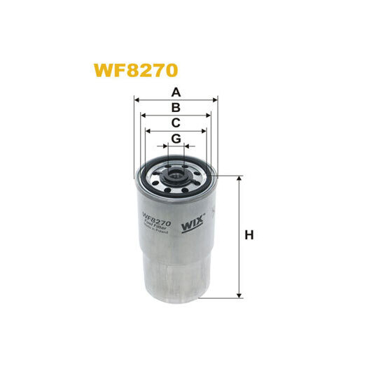 WF8270 - Polttoainesuodatin 
