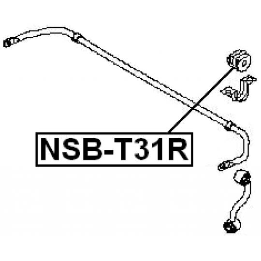 NSB-T31R - Stabiliser Mounting 