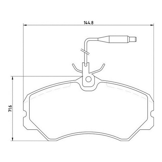 363710205039 - Piduriklotsi komplekt, ketaspidur 