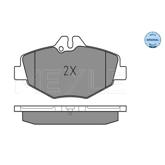 025 237 4320 - Brake Pad Set, disc brake 