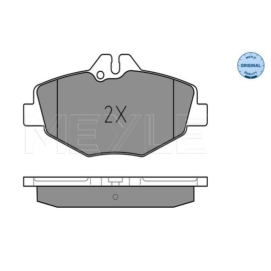 025 237 4320 - Brake Pad Set, disc brake 