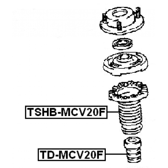 TD-MCV20F - Shock Absorber 