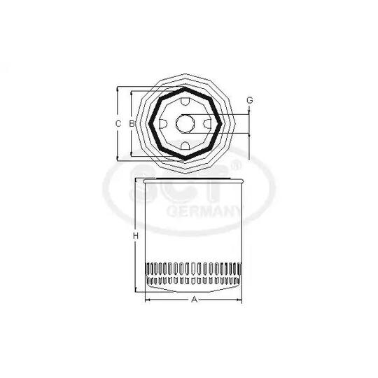 SM 136 - Oil filter 