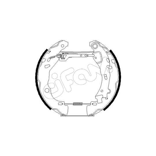 151-189 - Brake Shoe Set 