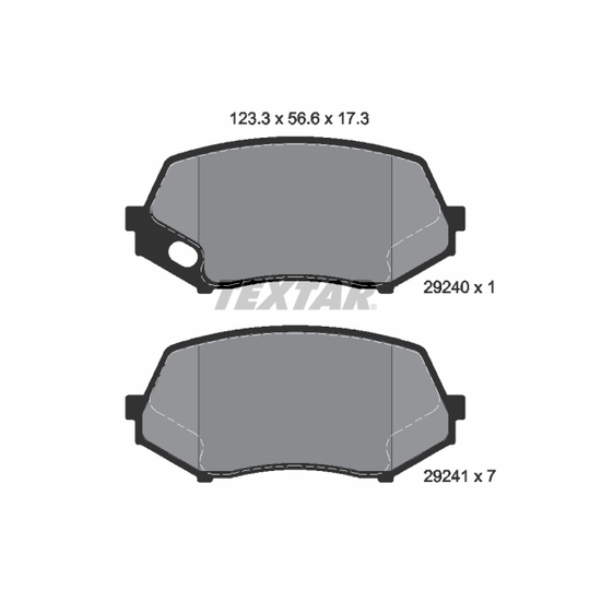 2924001 - Piduriklotsi komplekt, ketaspidur 