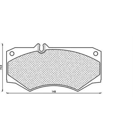 430216170309 - Brake Pad Set, disc brake 