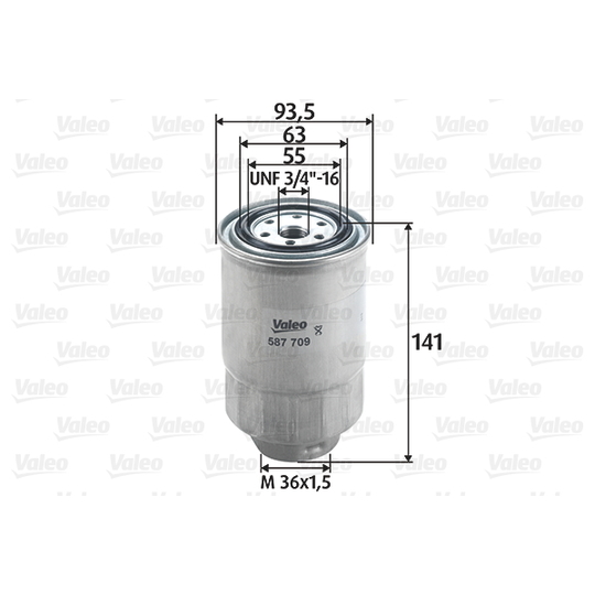 587709 - Fuel filter 