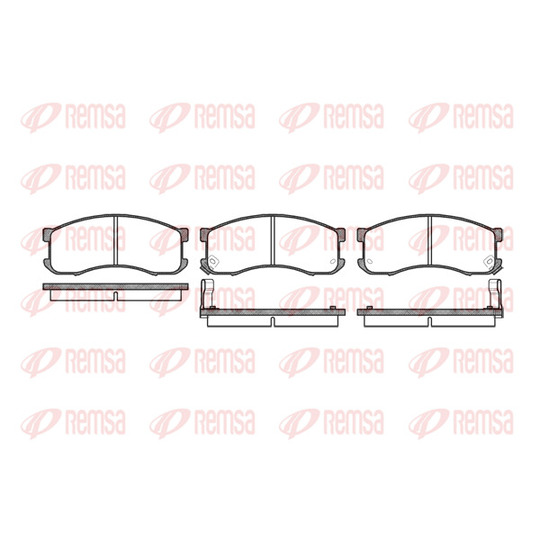 0313.02 - Brake Pad Set, disc brake 