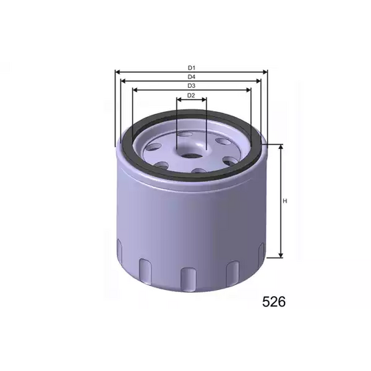 MM322 - Fuel filter 